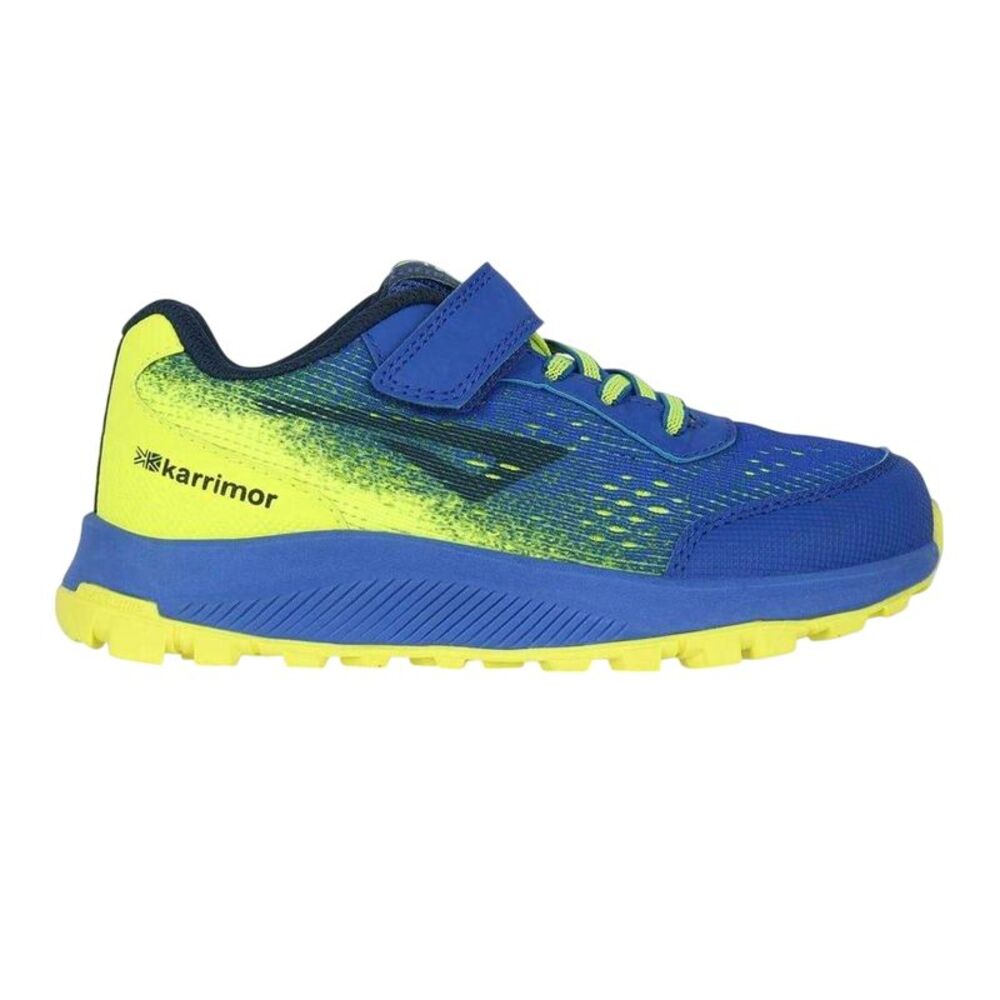 Karrimor Boys Tempo Trail Sneakers / Blue/Lime